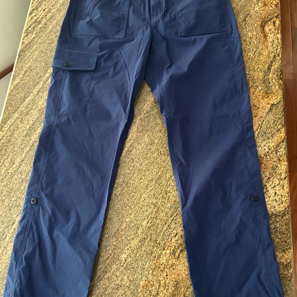 Stio Blue Cargo Pants with Technical Fabric